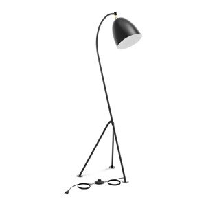 Oblouková lampa pohyblivé kovové stínidlo 40 W výška 125 cm - Dekorace Uniprodo