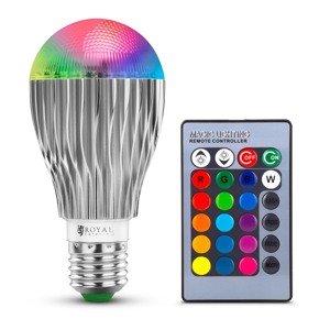 LED žárovka s dálkovým ovládáním 16 nastavitelných barev 5 W - Dekorace Royal Catering