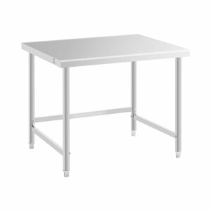 Pracovní stůl z ušlechtilé oceli 100 x 90 cm nosnost 93 kg - Gastro pracovní stoly Royal Catering