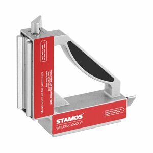 Magnetický svářečský úhelník – 2 přepínače – 90 ° – 50 kg - Svařovací magnety Stamos Welding Group