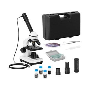 Mikroskop 20 až 1 280násobné zvětšení fotoaparát 10 Mpx LED včetně příslušenství - Mikroskopy Steinberg Systems