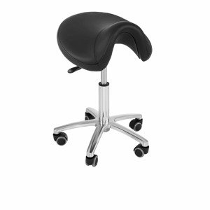 Sedlová židle 480–625 mm 150 kg černá - Sedlové židle physa