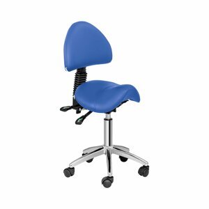 Sedlová židle 550–690 mm 150 kg Blue - Sedlové židle physa