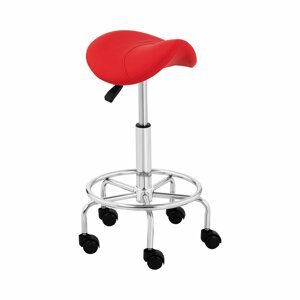 Sedlová židle 570–690 mm 150 kg Red - Sedlové židle physa