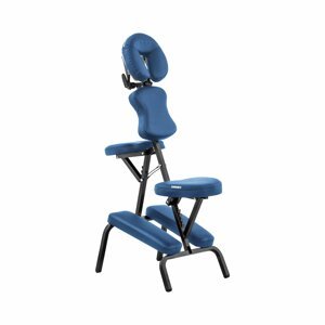Masážní židle 130 kg modrá barva - Masážní lehátka physa
