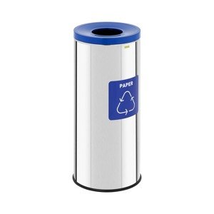 Odpadkový koš 45 l chrom papír - Odpadkové koše ulsonix