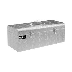Hliníkový kufr na nářadí rýhovaný plech 57,5 x 24,5 x 22 cm 31 l - Kufry a boxy na nářadí MSW