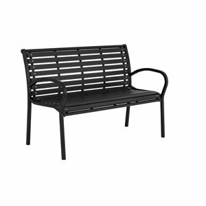 Kovová lavička 1250 x 580 x 810 mm - Zahradní židle Uniprodo