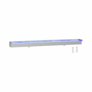 Chrlič vody 120 cm LED osvětlení modrá/bílá barva - Chrliče vody Uniprodo