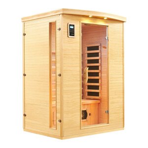 Infrarotkabine 5 Vollspektrumstrahler 2 Personen 2100 W 15 65 °C - Doplňky do sauny Uniprodo