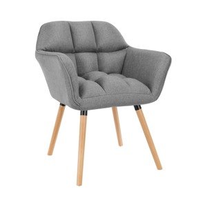 Čalouněná židle do 150 kg sedací plocha 40 x 38,5 cm tmavě šedá - Fromm & Starck