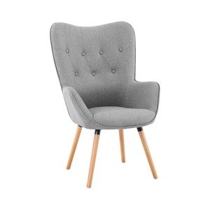 Čalouněná židle do 160 kg sedací plocha 43 x 49 cm šedá - Čalouněné židle Fromm & Starck
