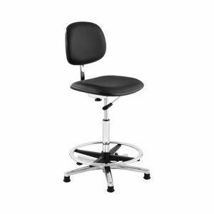 Kosmetická židle 120 kg Černá nožní kroužek výška nastavitelná v rozmezí 530 800 mm - Pracovní židle Fromm & Starck