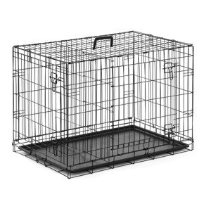 Přepravní box pro psa 92 x 60 x 66 cm železo - Starostlivost o zvířata Wiesenfield