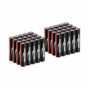 Výhodné balení 40 ks alkalické baterie INDUSTRIAL mikrotužkové AAA LR03 1,5 V - Ansmann