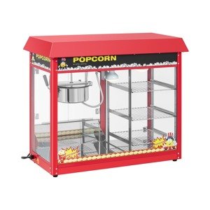 B-zboží Stroj na popcorn vyhřívaná výloha červený - Zboží z druhé ruky Potřeby pro gastronomii Royal Catering