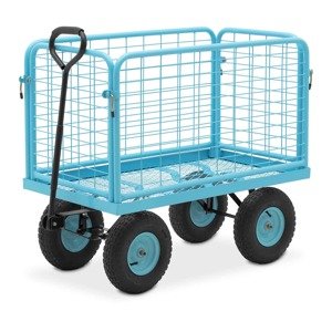 B-zboží Přepravní vozík 400 kg odnímatelné bočnice - Zboží z druhé ruky Potřeby pro řemeslníky hillvert