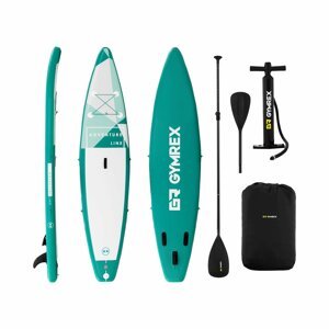 B-zboží Nafukovací stand up paddleboard 120 kg zelená sada s pádlem a příslušenstvím - Zboží z druhé ruky Gymrex