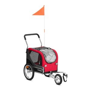 B-zboží Nákladní vozík za kolo pro psa 20 kg odrazky plachta - Zboží z druhé ruky Sport a zdraví Uniprodo