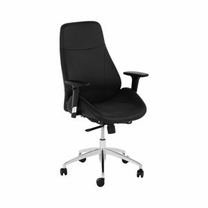 B-zboží Kancelářská židle manažerské křeslo syntetická kůže chrom 150 kg - Zboží z druhé ruky Fromm & Starck