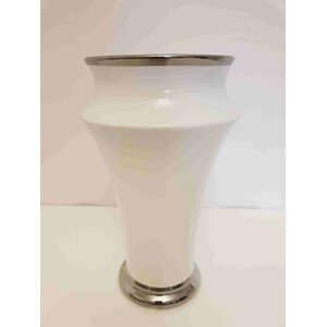 Váza keramická biela